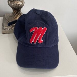 Ole Miss Rebels Baseball Cap University of Mississippi Embroidered M Logo Hat